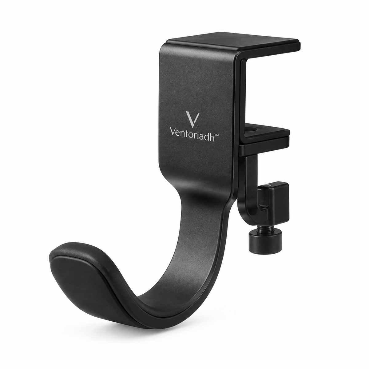 Ventoriadh™ Clamp-On Headphone Hanger | Under-Desk Multi-Purpose Hook for Headphones, Bags, Hats & Cables