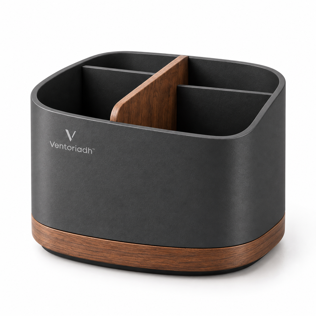 Ventoriadh™ Multi-Compartment Desktop Organizer | Office Desk Storage Caddy for Phones, Pens, Notebooks & Accessories